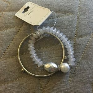 Bracelet Set. 2 for $10. Gray.